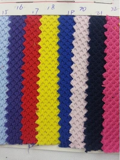 HK  KNSR  No.1-174滌綸鑽石提花吸濕排汗運動布 細節-4